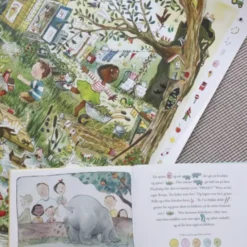 Plakat 50 x 70 cm - Pelle & Ronja myldreplakat