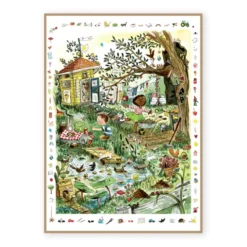 Plakat 50 x 70 cm - Pelle & Ronja myldreplakat