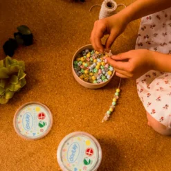 Plastperler - Pastell, 280 stk