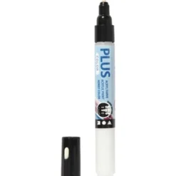 Plus Color tusj - Hvit, 1 stk