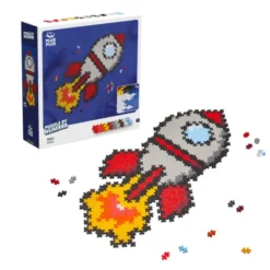 Plus-Plus - Puzzle By Number, Rakett 500 stk