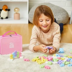 Plus-Plus BIG Pastell - Metallkoffert, 70 stk.