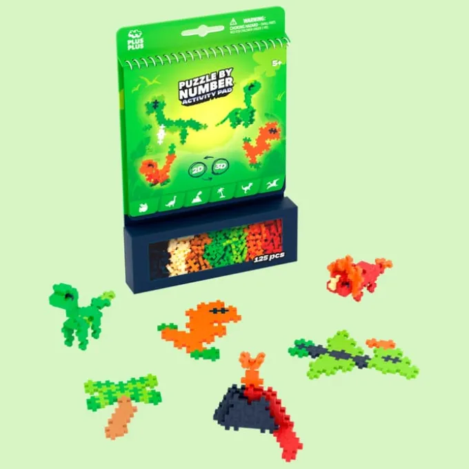 Plus-Plus aktivitetssett - Dinosaur, 125 stk.