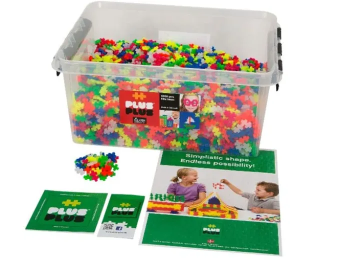 Plus-Plus Education Neon - 6000 stk