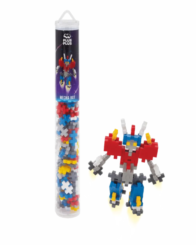 Plus-Plus i rør - Mecha Bot, 100 stk
