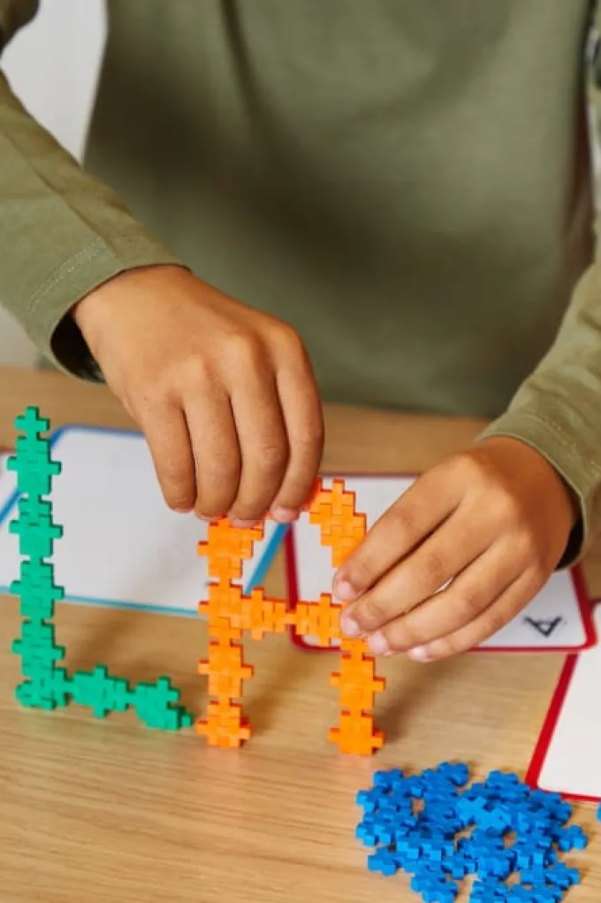 Plus-Plus - Lær å bygge bokstaver og tall, 600 stk