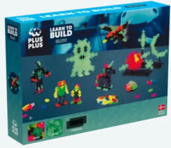 Plus-Plus - Lær å bygge Glow in the dark, 500 stk