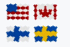 Plus-Plus - Lær å bygge verdensflagg, 700 stk