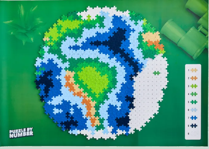 Plus-Plus - Puzzle By Number, Jorden 800 stk