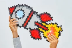 Plus-Plus - Puzzle By Number, Rakett 500 stk