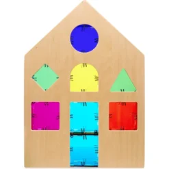 Polydron Crystal - Fargeblandingshus, 49 deler