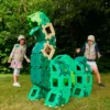 Polydron Large - Dinosaur, 130 deler