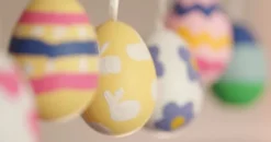 Påskeegg av kartong, 6 stk.