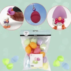 Påskeegg 24 stk. - H: 4,5 cm.