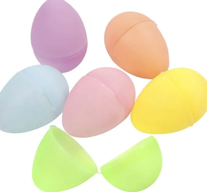 Påskeegg, 12 stk. - H: 6 cm.
