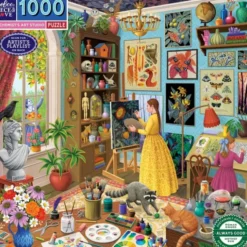 Puslespill 1000 brikker - Alchemist's Art Studio
