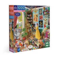 Puslespill 1000 brikker - Alchemist's Art Studio