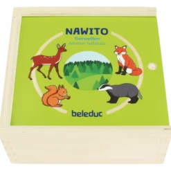 Puslespill i eske - Dyrehabitater, 5 stk.