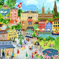Puslespill med 1.000 brikker – København