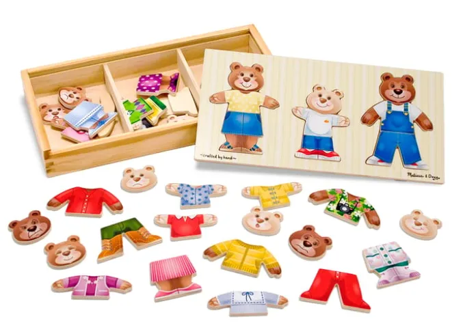 Puslespill - Mix & Match Bjørnefamilie