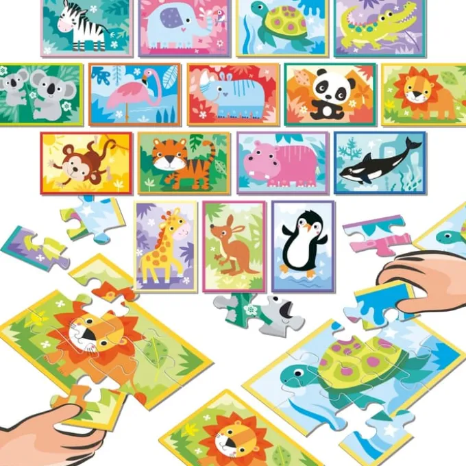 Puzzle Battle Junior - Dyr