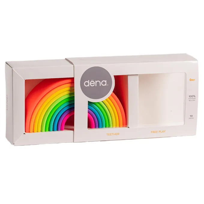 Regnbue i silikon - Neon, 10 deler