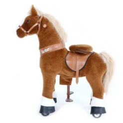 Ri Selv - Hest, lysebrun m. hvitt bliss, Medium