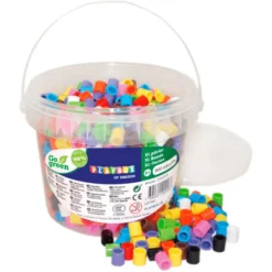Rørperler maxi - Basisfarger, 900 stk.