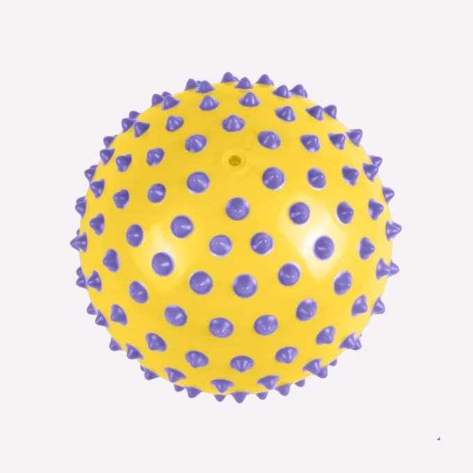 Sanseball u/luft - Gul/lilla, Ø18 cm