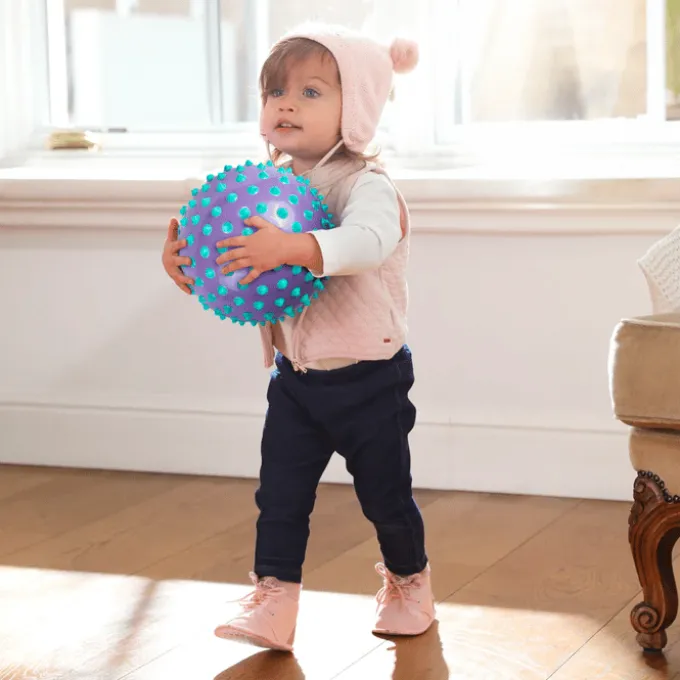 Sanseball u/luft - Lilla/blå, Ø18 cm