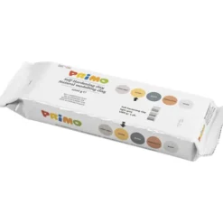 Selvherdende leire - Okergul, 1 kg.