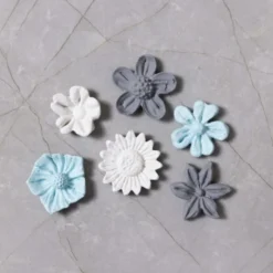 Silikonform - Blomstermiks, 6 motiver
