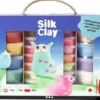 Silk Clay i gaveeske, 28 bøtter + verktøy