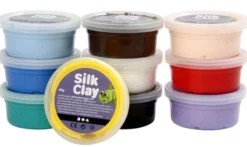 Silk Clay 10 x 40 gr. - Basisfarger