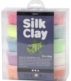 Silk Clay 10 x 40 gr. - Neon