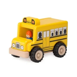 Skolebuss med gummihjul
