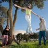 Slackline balansesett - Øvet/Aktiv