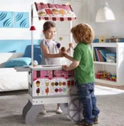Snackbod på hjul m. is og pølser