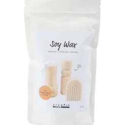 Soyavoks til frittstående lys - Kremfarget, 250 g.