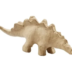 Stegosaurus av pappmasjé - L: 21,9 cm