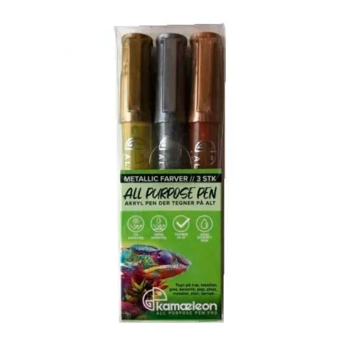 Stentusjer - Metallic, 3 stk