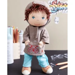 Stoffdukke - Noah, 30 cm