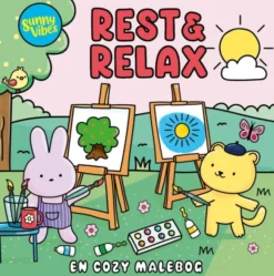 Sunny Vibes malebok - Rest & Relax