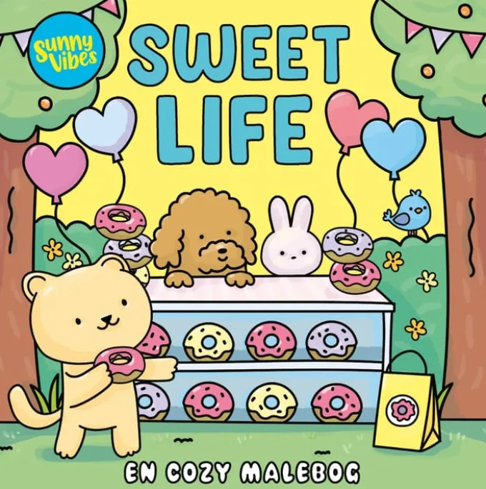 Sunny Vibes malebok - Sweet Life
