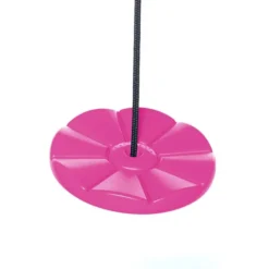 Tallerkenhuske Ø28 cm - Rosa (svart tau)