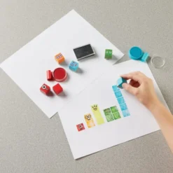 Tallkuber stempel-aktivitetssett