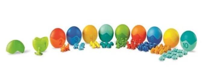 Tell & Sorter - Dinosauregg 1-10