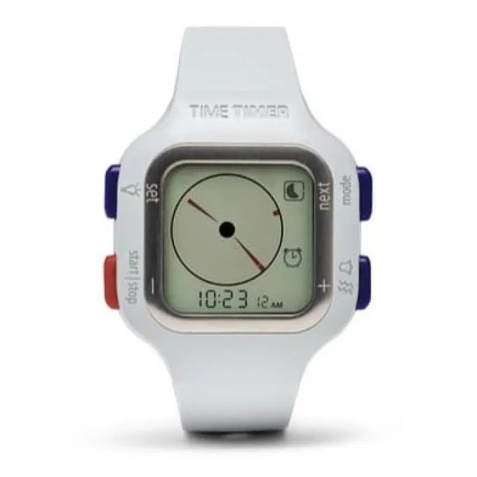Time Timer Junior Klokke - Lysegrå