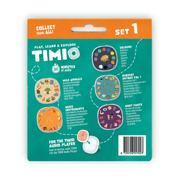 TIMIO tilbehør - Disc sett 1