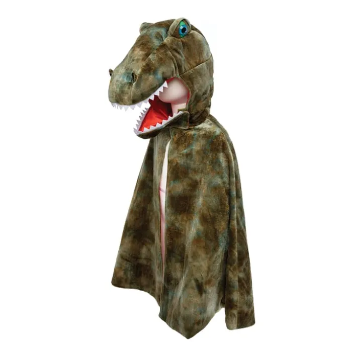 T-Rex kappe m. klør - Grønn, str. 4-6 år